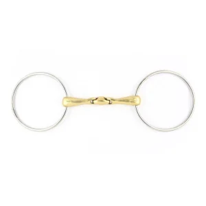 JUMP'IN FILETTO AD ANELLI SPEZZATO IN 3 CANNONE FINE 20mm JUMP'IN OTTONE filetti ad anelli 0007GA