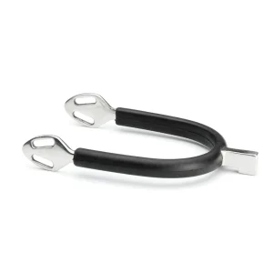 TATTINI SPERONI GAMBO DRITTO MARTELLO CON RIVESTIMENTO IN GOMMA Argento per speroni